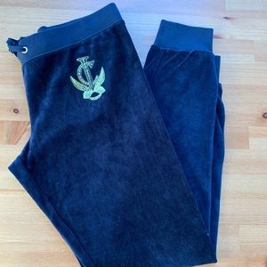 Juicy Couture Crushed Velvet Joggers